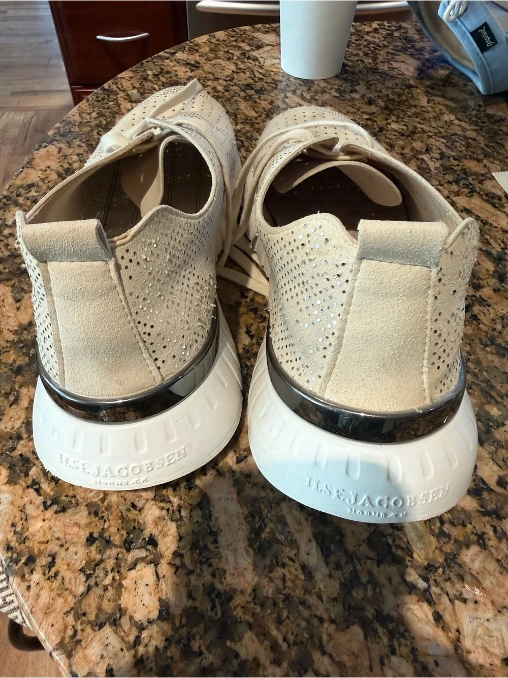 Ilse Jacobsen Cashew Knit Lace-Up Sneakers